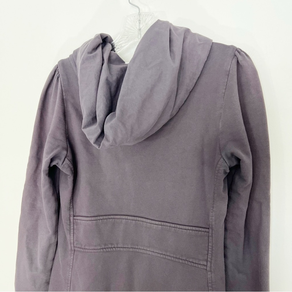 Prairie Underground Long Cloak Hoodie Zip Up Sweatshirt Size Small Organic - Picture 6 of 7